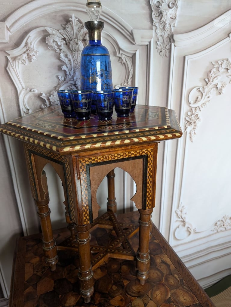 image for Inlaid Moorish table in Damascus style