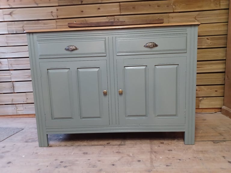 image for Oak dresser base.