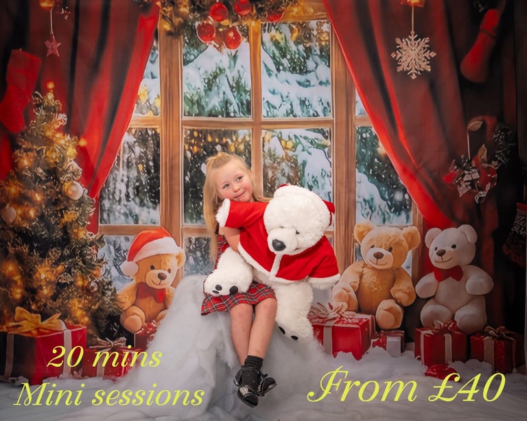 Christmas mini Photoshoots in Caerphilly