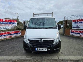2018 ON 18 PLATE VAUXHALL MOVANO L2HI R 3500 CDTI 130BHP DOUBLE CAB TIPPER ULEZ