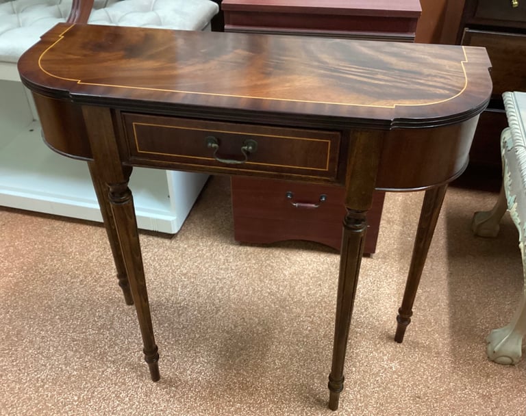image for Antique wooden console table 