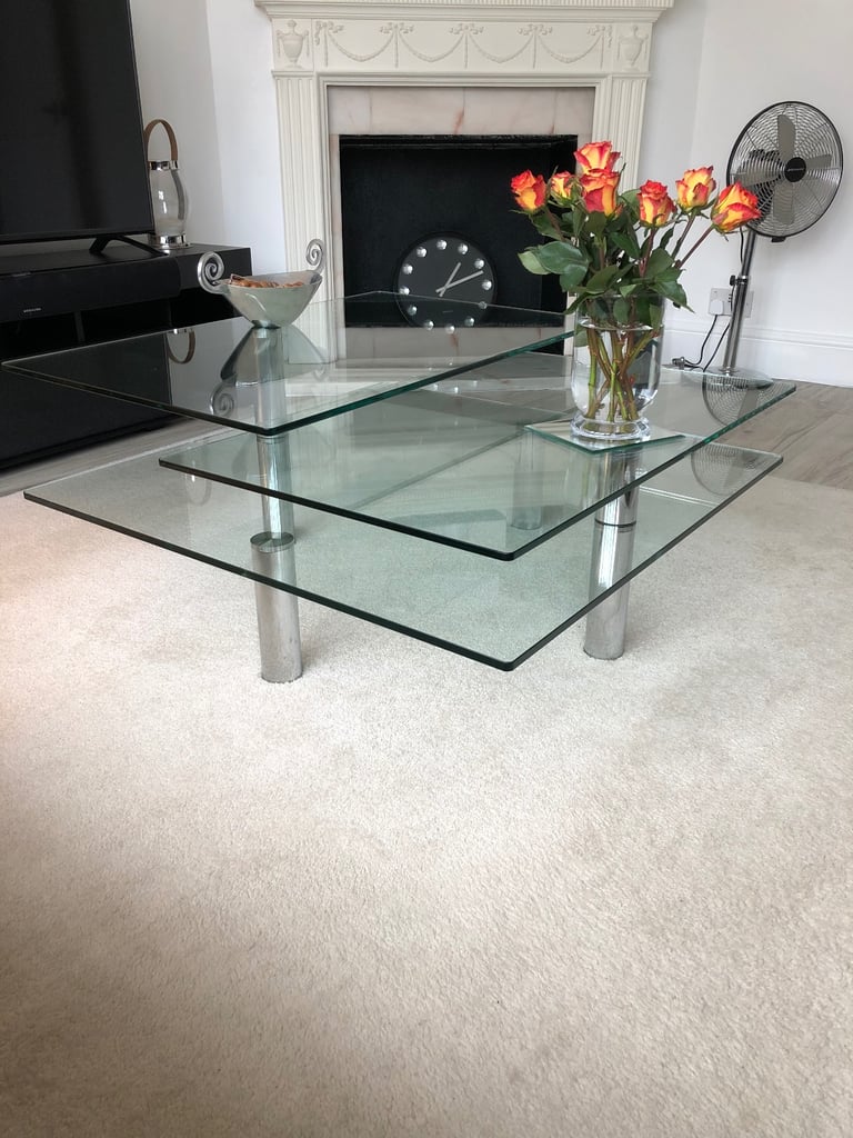 Glass Square Coffee Table