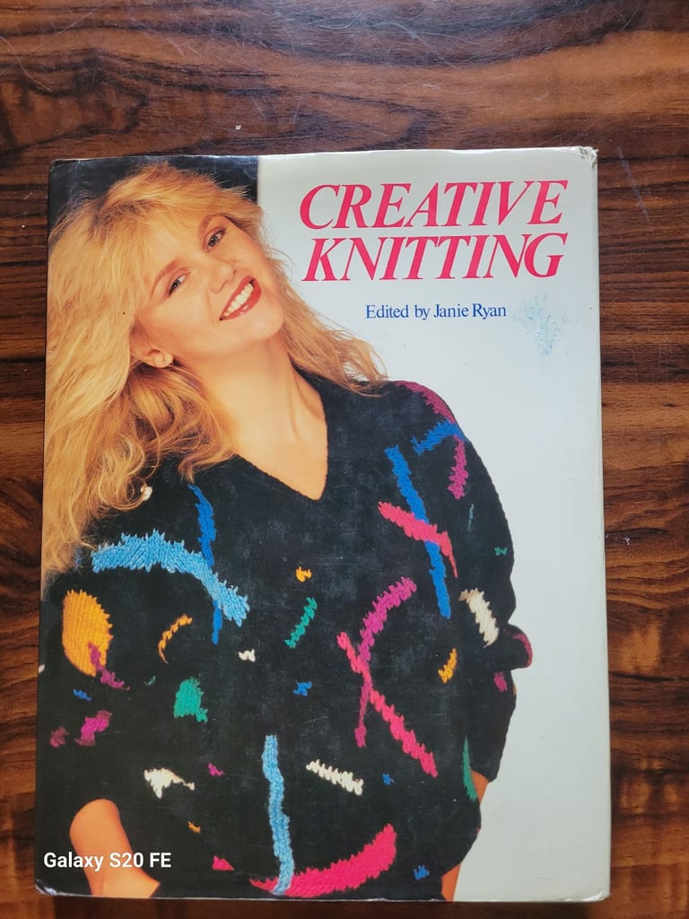 image for Vintage 1981 Creative Knitting Book | Janie Ryan Editor - 46 Easy Retro Patterns