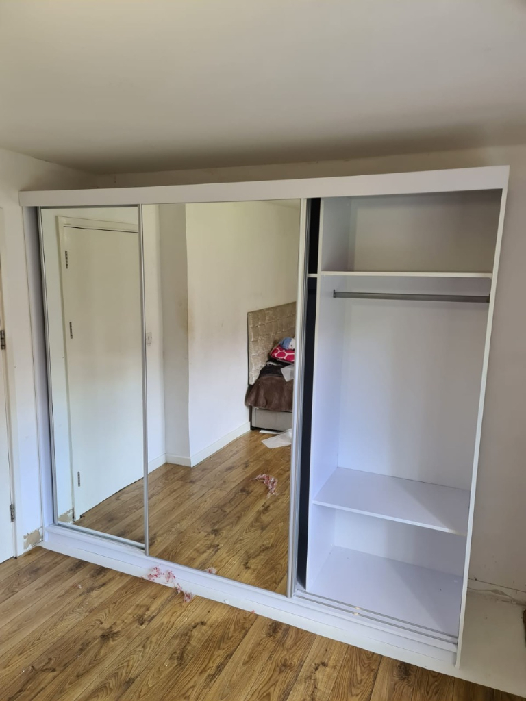 Mirrored Sliding Door Wardrobe Available Free Delivery____ 2 / 3 Door