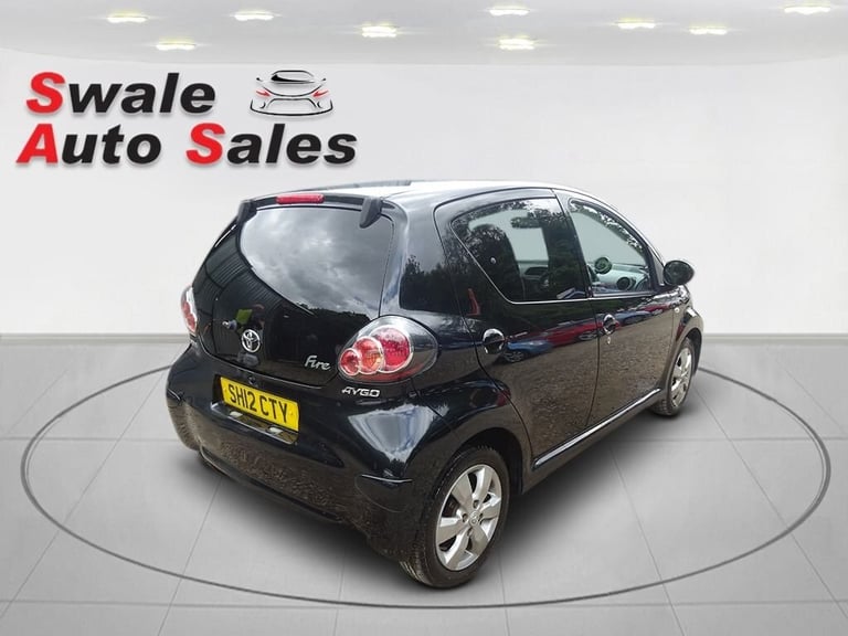2012 Toyota AYGO 1.0 VVT-i Fire Hatchback 5dr Petrol FOR SALE WITH 12 MONTHS MOT Hatchback Petrol...