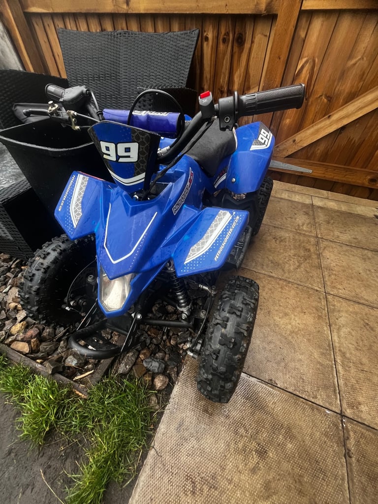 image for Kids blue 50cc quad bike basically new 