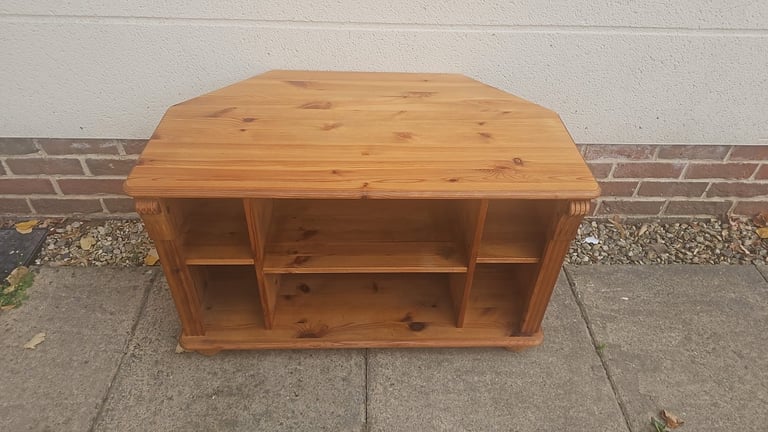 image for Solid pine tv stand 