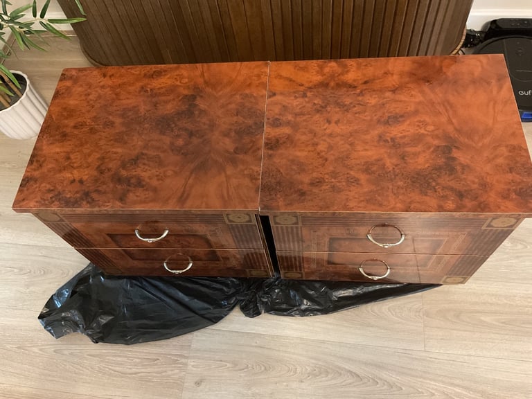 Bedside tables set of two pair of bedside tables italian furniture