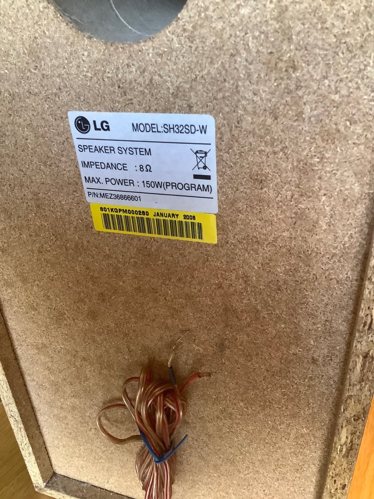 LG Surround sound Speaker system