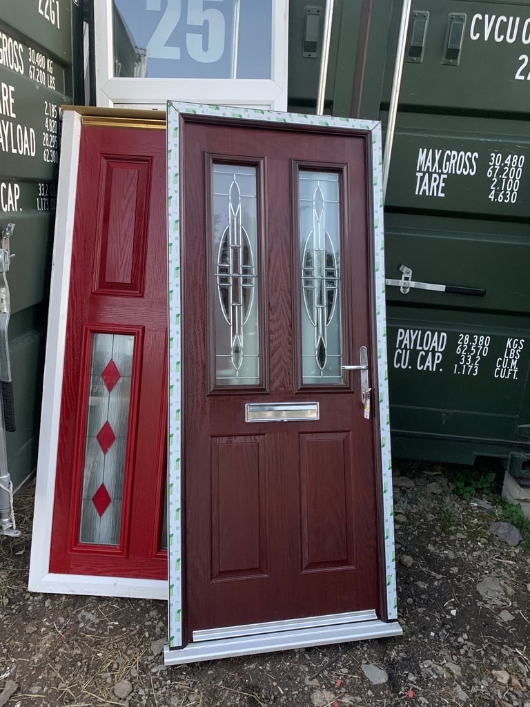 Brand new composite front door with high security locks Free local delivery 