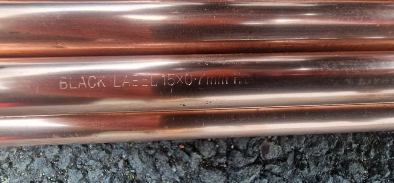 image for Wednesbury Copper Pipe 15x7mm x10