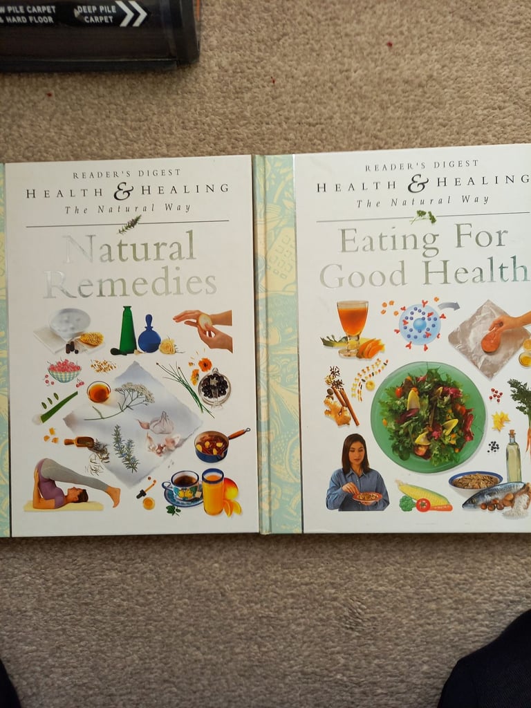 Readers Digest books Natural Remedies & Eating For Good Health