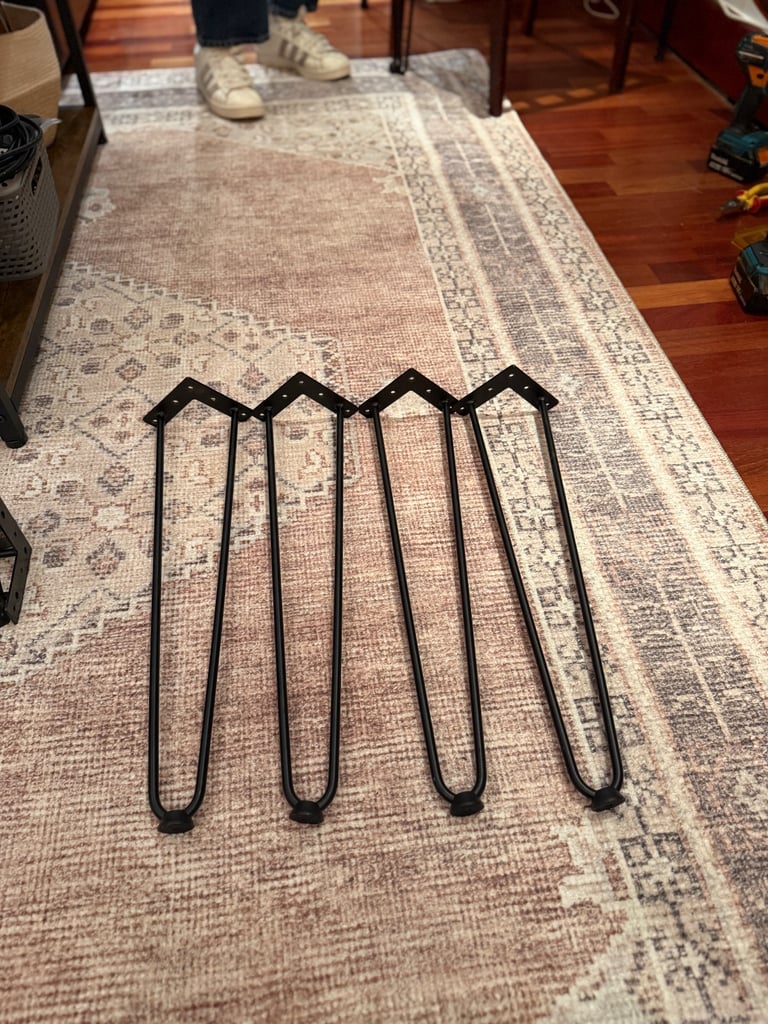 image for 4 x Modern Hairpin Legs