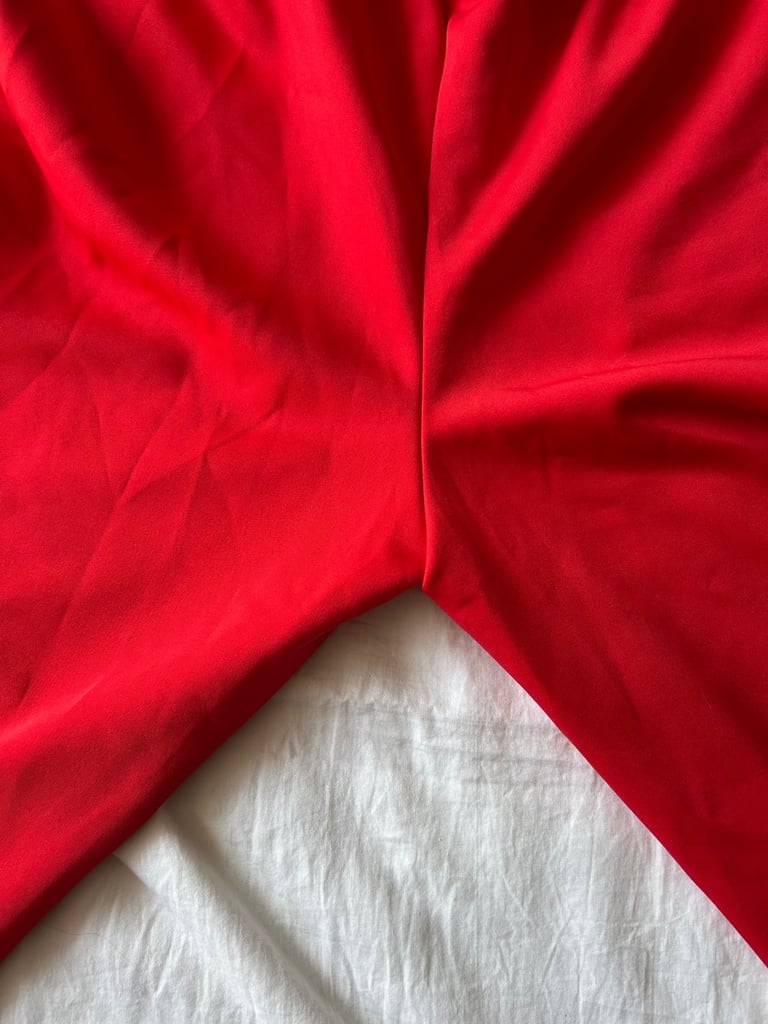 Glamorous red/white wide leg trouser size uk 10 