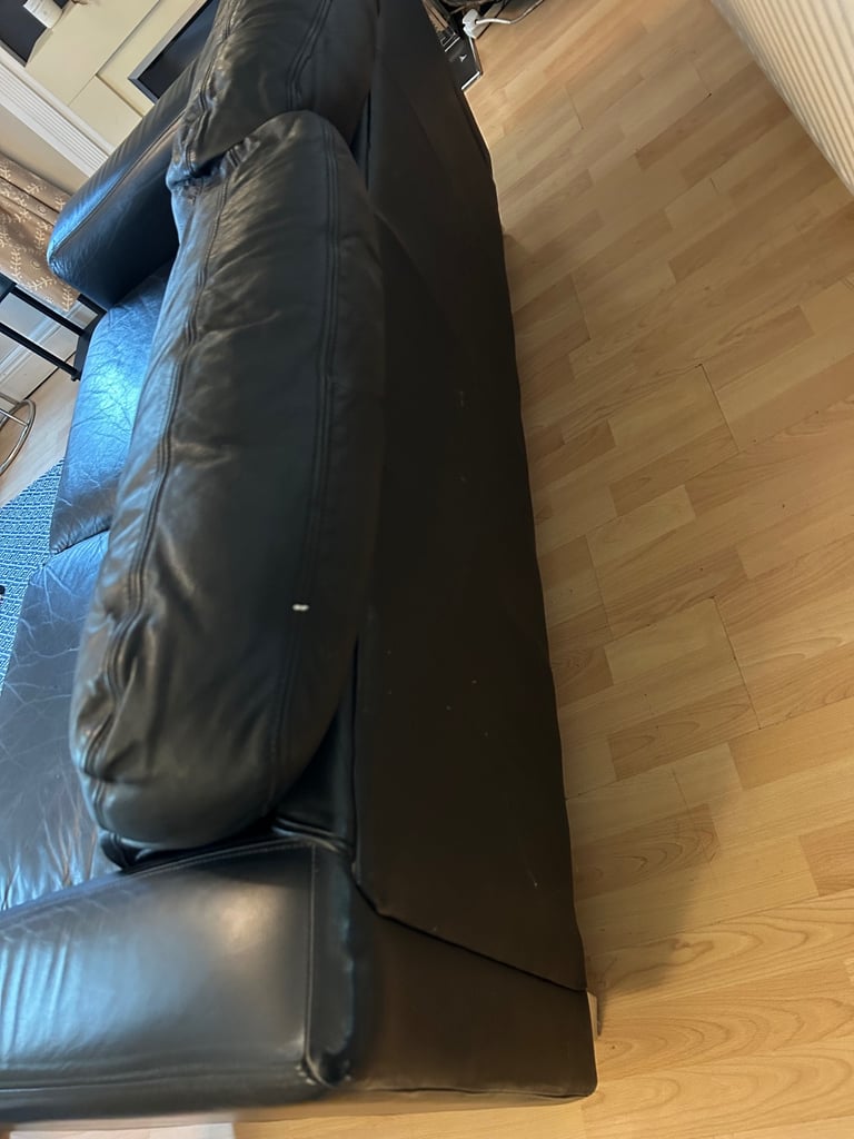Genuine leather sofa - 2 seater 