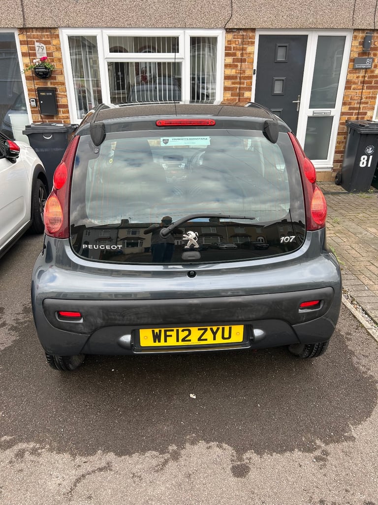 Peugeot, 107, Hatchback, 2012, Manual, 998 (cc), 5 doors