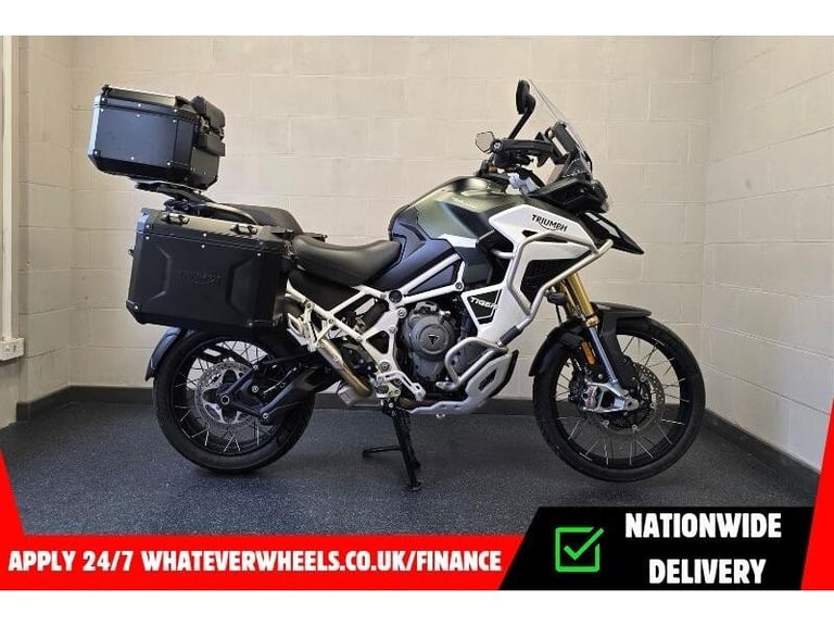 Triumph Tiger 1200 Rally Explorer With Full Pannier Set