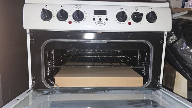 image for Brand New Belling Electric Cooker - 60cm, White, Never Used - Excellent Condition