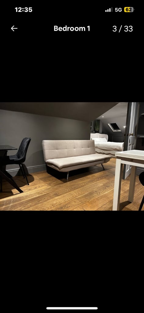 image for Sofa bed -futon- click clack donating free 