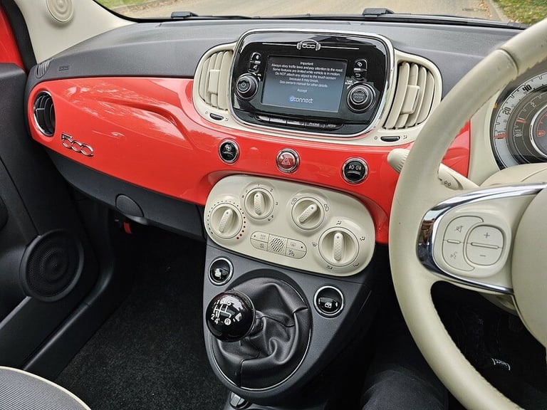 2016 Fiat 500 1.2 Lounge 3dr HATCHBACK PETROL Manual