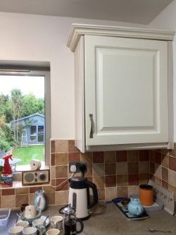 Kitchen units and worktop - job lot