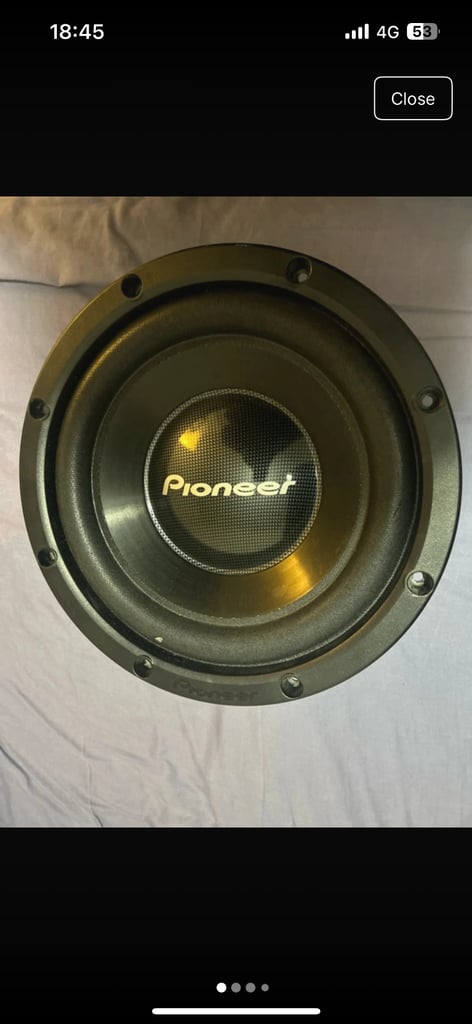 image for Pioneer subwoofer 12 inches 