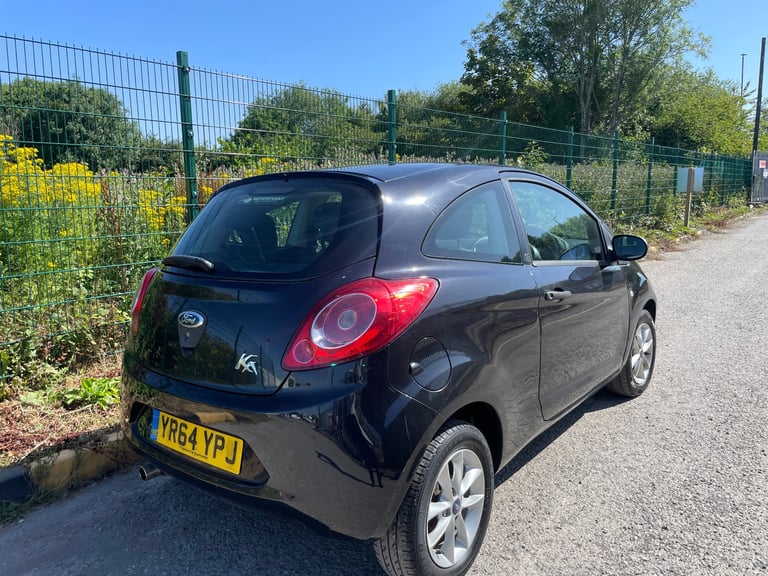 FORD KA 1.2 STUDIO CONNECT S/S 64 REG BLACK 3 DOOR MOT APRIL 15TH 2026 TAX £35 LOW INSURANCE 50+MPG