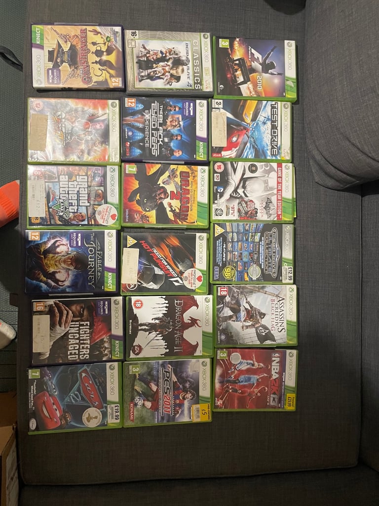 Xbox 360 18 games