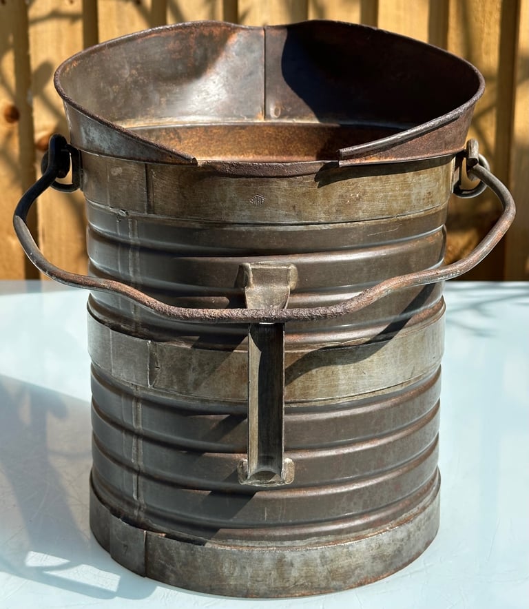 ANTIQUE FRENCH DECALITRE MEASURING JUG PITCHER, H33cm - 1900s CHAMPAGNE VINEYARD - WILL POST!