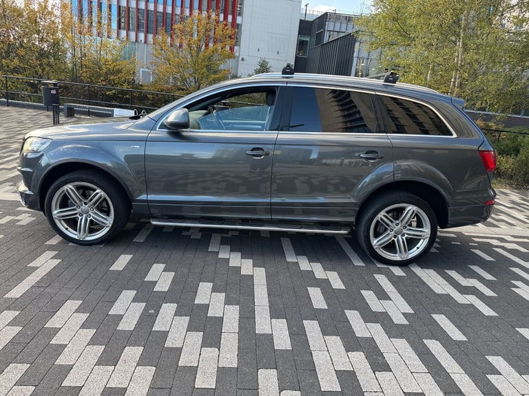 2012 AUDI Q7 3.0 TDI QUATTRO S LINE TIPTRONIC AUTO DIESEL 7 SEATER 5dr GREY 