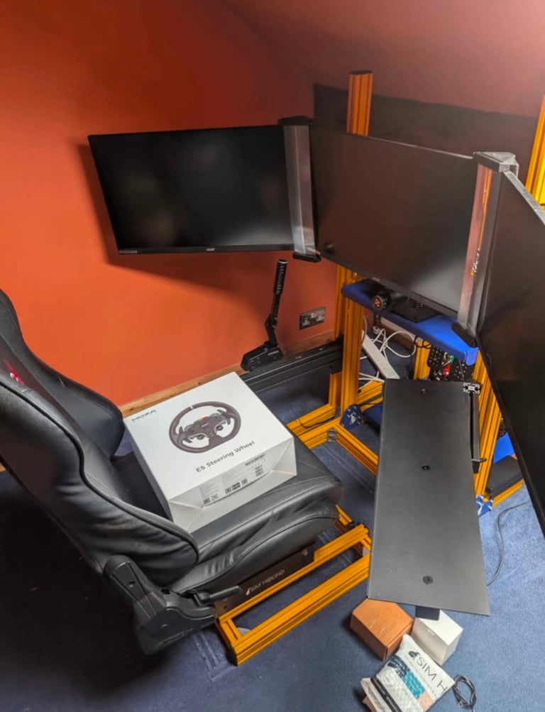 Full Racing Simulator Set-Up and Rig - See Description for Details Included