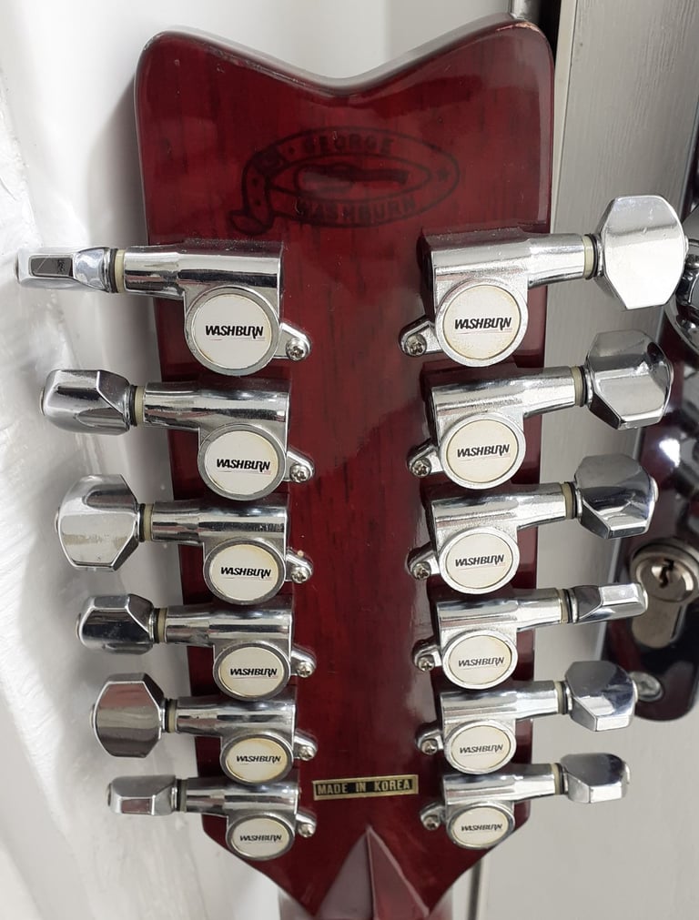 Vintage Natural Washburn D-12-12N 12 String Acoustic guitar 