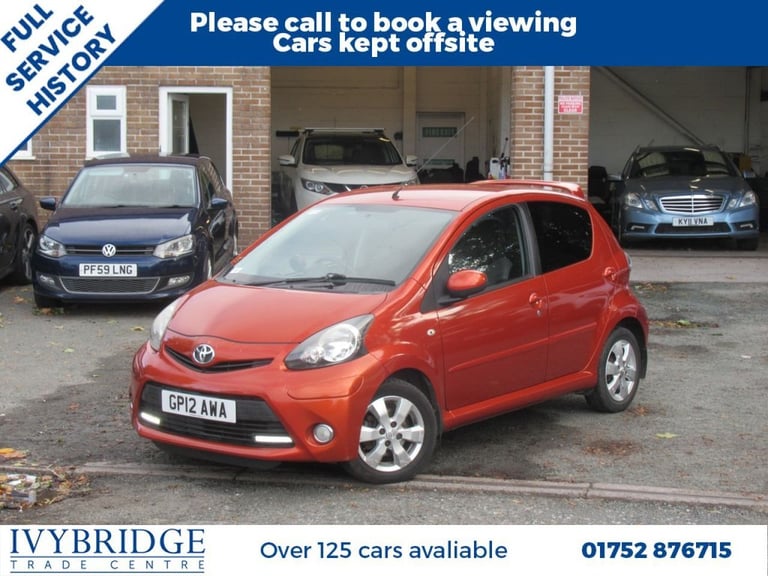 2012 12 TOYOTA AYGO 1.0 VVT-I FIRE HATCHBACK 5DR PETROL MANUAL EURO 5 (67 PS)