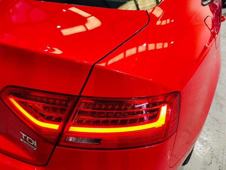 AUDI A5 2.0 TDI S LINE COUPE 2 DOOR DIESEL MANUAL QUATTRO 177 RED 2014