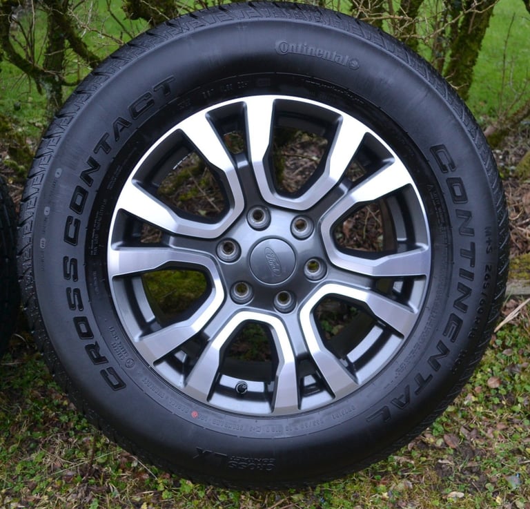 Ford Ranger 18 inch Diamond Machine Faced Alloy Wheels with Continental Tyres