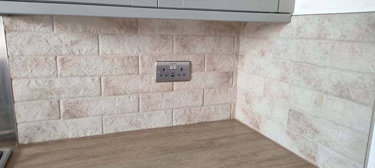 Porcelain brick effect wall tiles