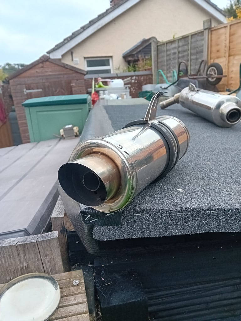 Demon motorcycle exhaust 