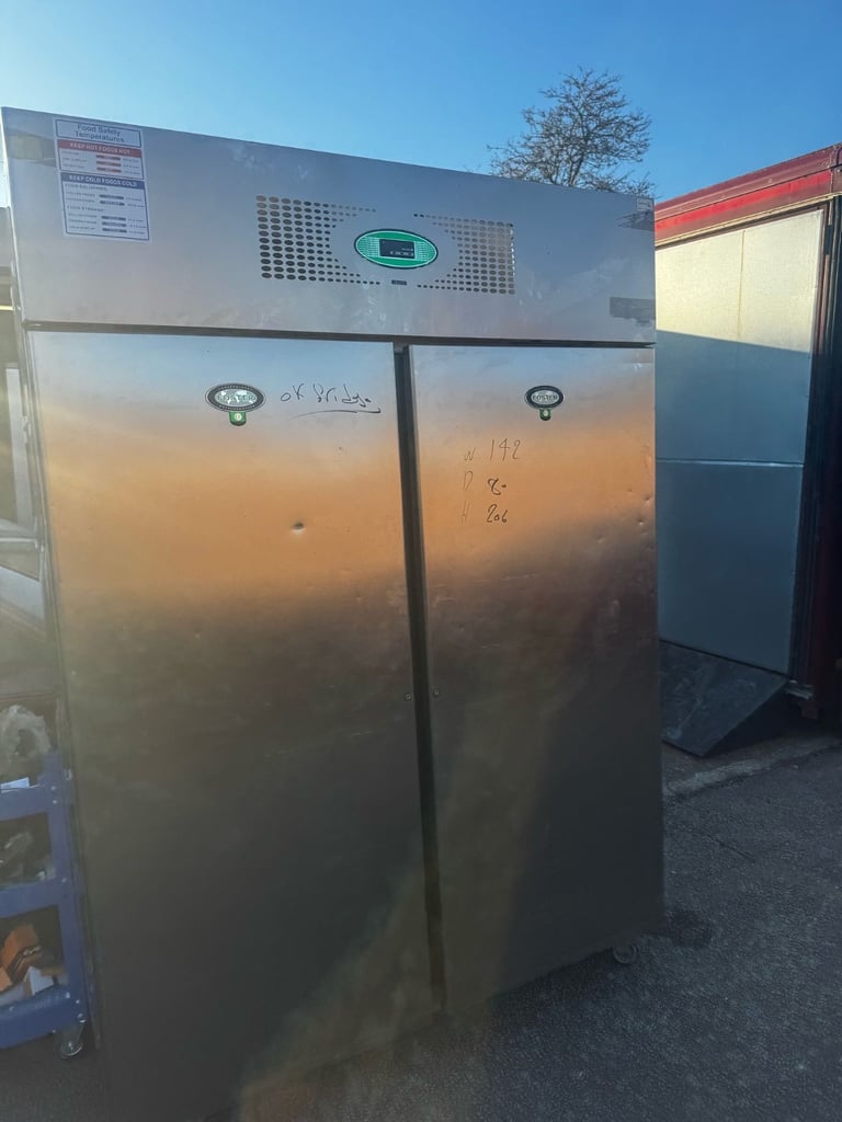 Commercial double door fridge cafe shop restaurant chiller 