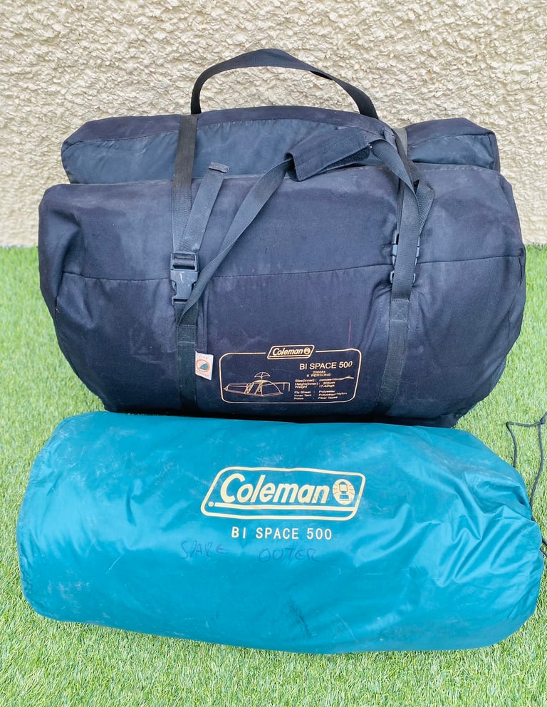 Coleman Bi Space 500.. 5 Person Tent with Spare Tent Lining 
