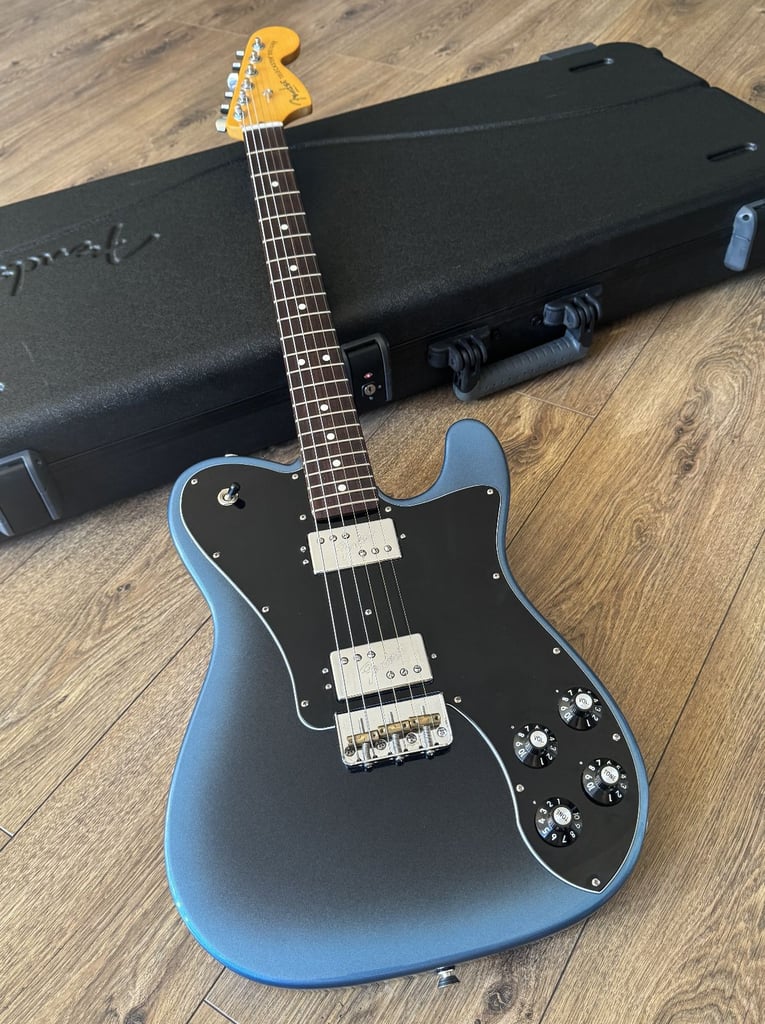 Fender American Professional II Telecaster Deluxe R/W Dark Night - Trades