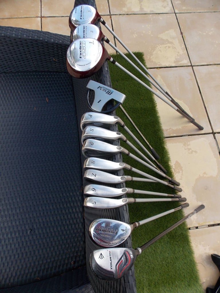 Mens Right Handed Intech Fireline Golf Club Set + Bag