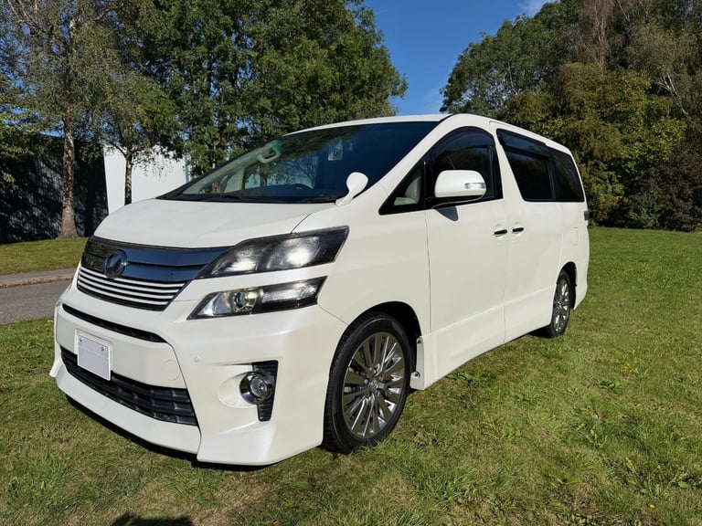 2012 TOYOTA VELLFIRE, WHITE,Golden Eyes 2, 2.4ltr. 7 Seater, Twin Sun roofs, 