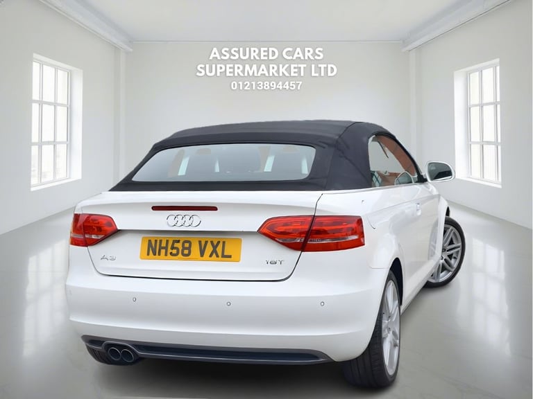 2008 Audi A3 1.8 T FSI S Line 2dr CONVERTIBLE PETROL Manual