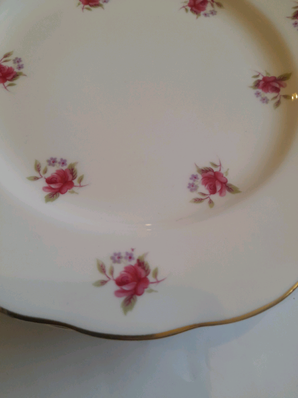 Crown Royal bone china plates - Collection ONLY