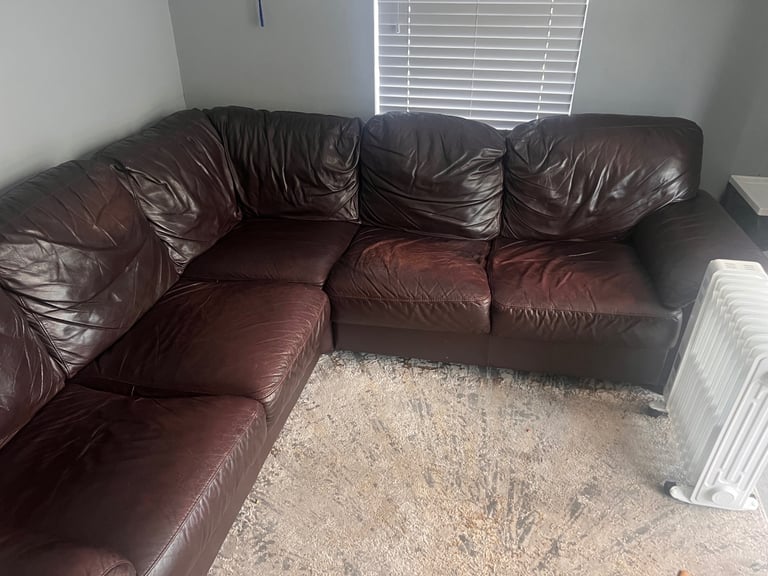 image for Leather Corner sofa 