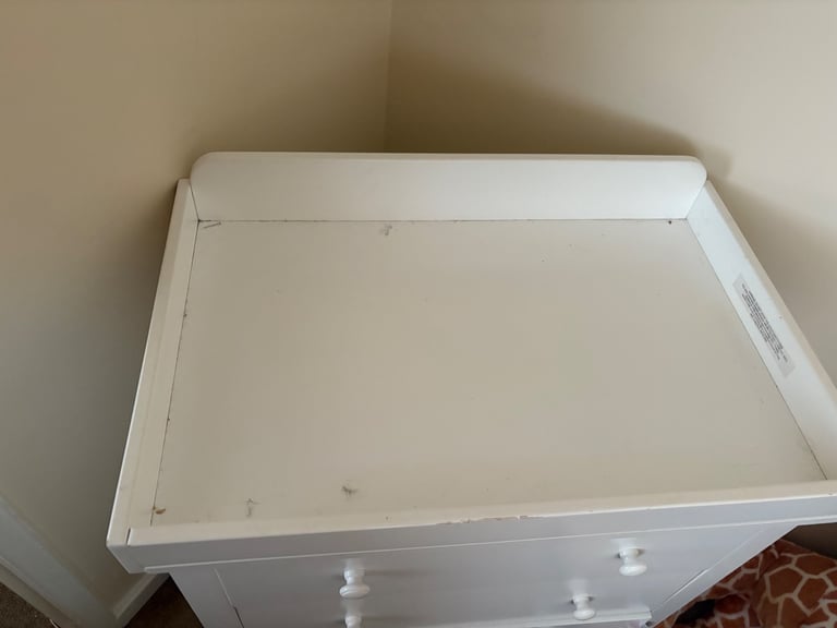Baby changing draws 