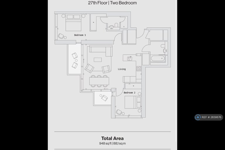 2 bedroom flat in Park Drive, London, E14 (2 bed) (#2658676)