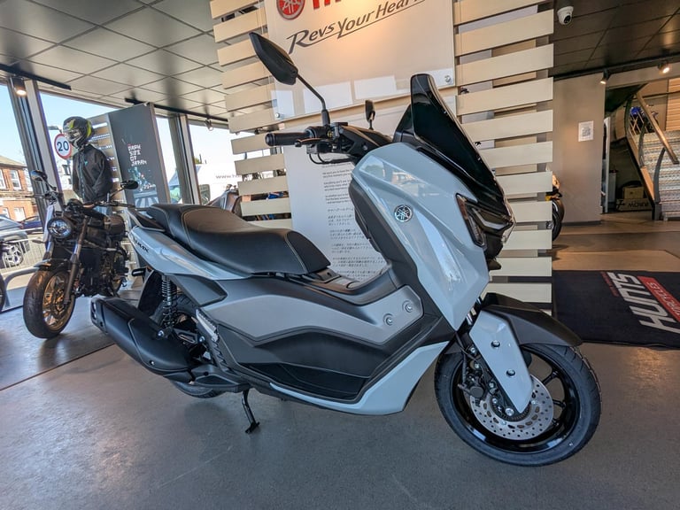 New (2025 MY) Yamaha NMAX Tech Max 125. Ceramic Grey. £3,900 (NO ADMIN FEES!)