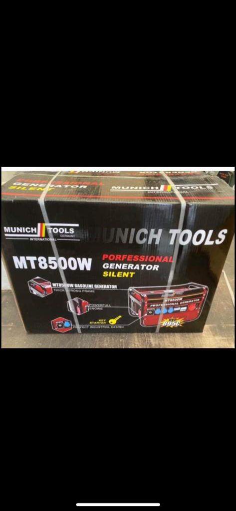 💥⚡ 🎁Brand NEW GERMAN 2022 Model ML8500 Silent Petrol Generator 8.5 KVA, With 6.5 HP for Sale
