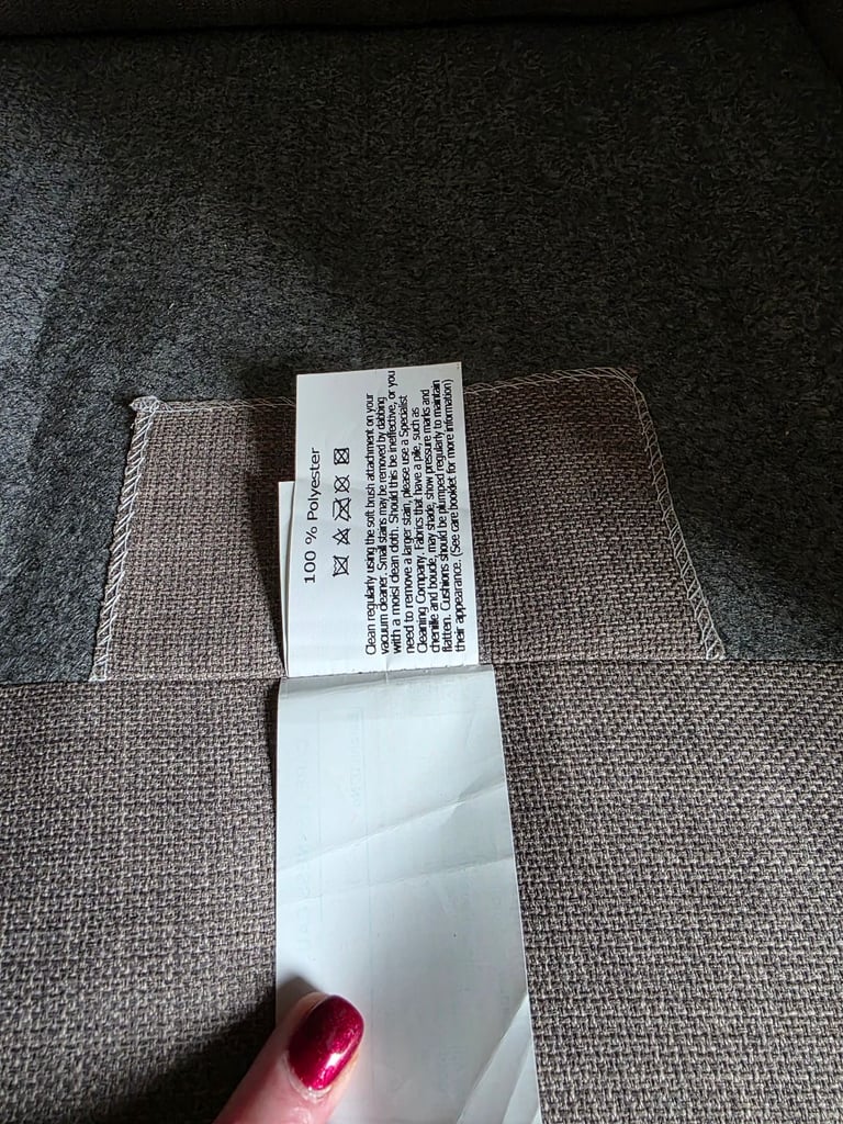 Sofology 3 & 2 fabric seater sofa + storage pouffe (Like New)